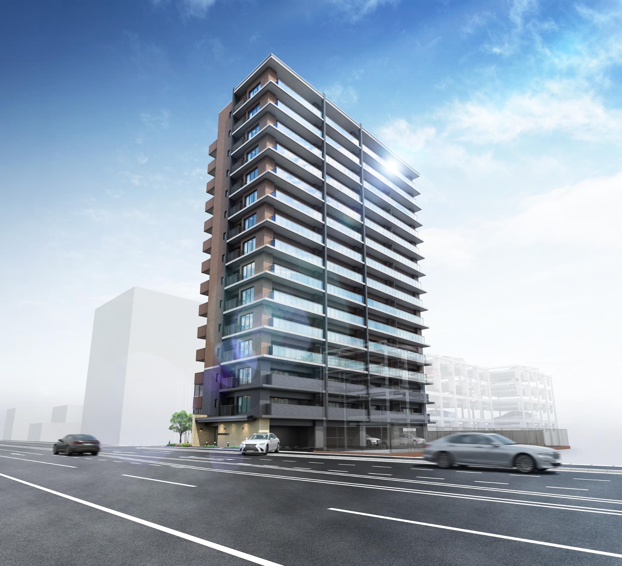 (仮称)ロイヤルガーデン　今パークサイド新築工事